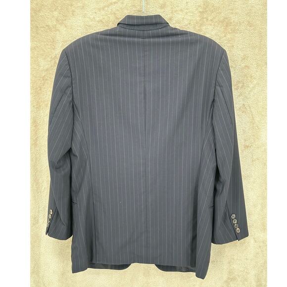 Hugo Boss Suit Jacket Mens 40S Navy Pinstripe Einstein Sigma Wool Work Old Money - Picture 3 of 11